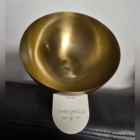 28oz Halloween Stainless Steel Candy Bowl Gold - Threshold - Picture 3 of 7